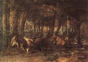 Gustave Courbet, The War between deer